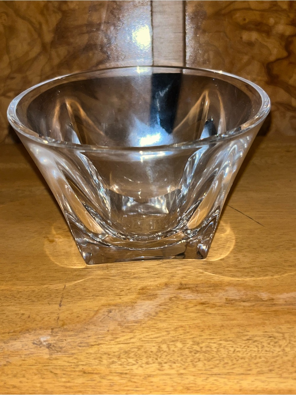 Vintage Signed Baccarat for COTI Paris Crystal Bowl - Heavy French Art Glass